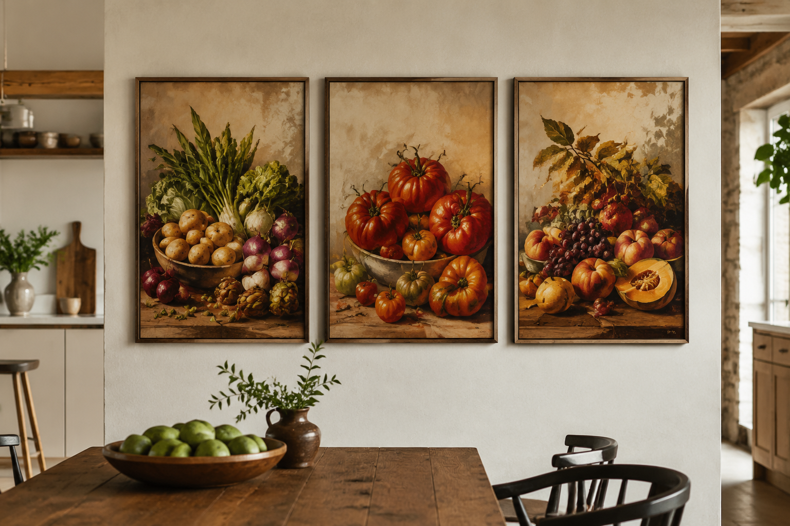 Market Botanics — 3 prints gallery-wall set